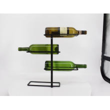 Factory Wholesale Wall Mount 4 Bottle Metal Wire Wine Rack